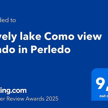 Romantic Lake Como Escape With View Perledo Dış mekan fotoğraf